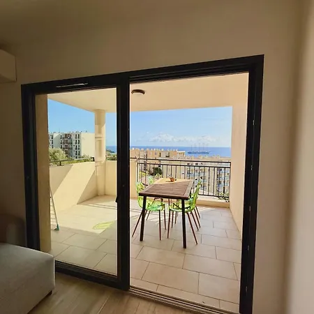 Apartment Incredible Sea View And Covered Parking Space Bastia (Corsica)